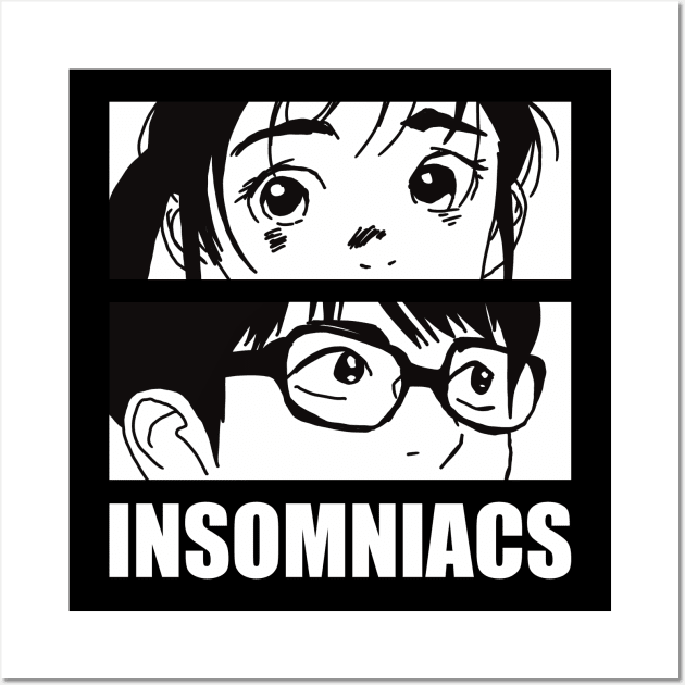 Aesthetic Isaki x Ganta from Insomniacs After School or Kimi wa Houkago Insomnia Anime and Manga Characters Wall Art by Animangapoi